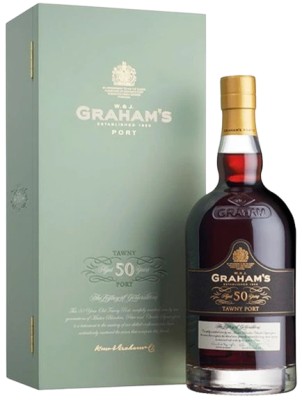 Портвейн Graham's Tawny Port 50 Y.O. 0.75л 21% У дерев'яній коробці